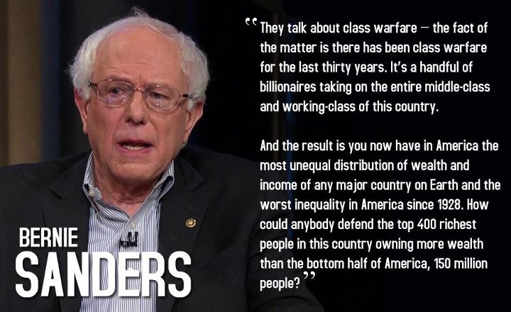 Bernie Sanders Class Warfare