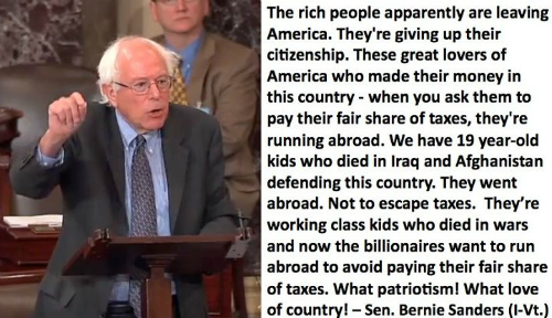 Bernie Sanders Patriotism