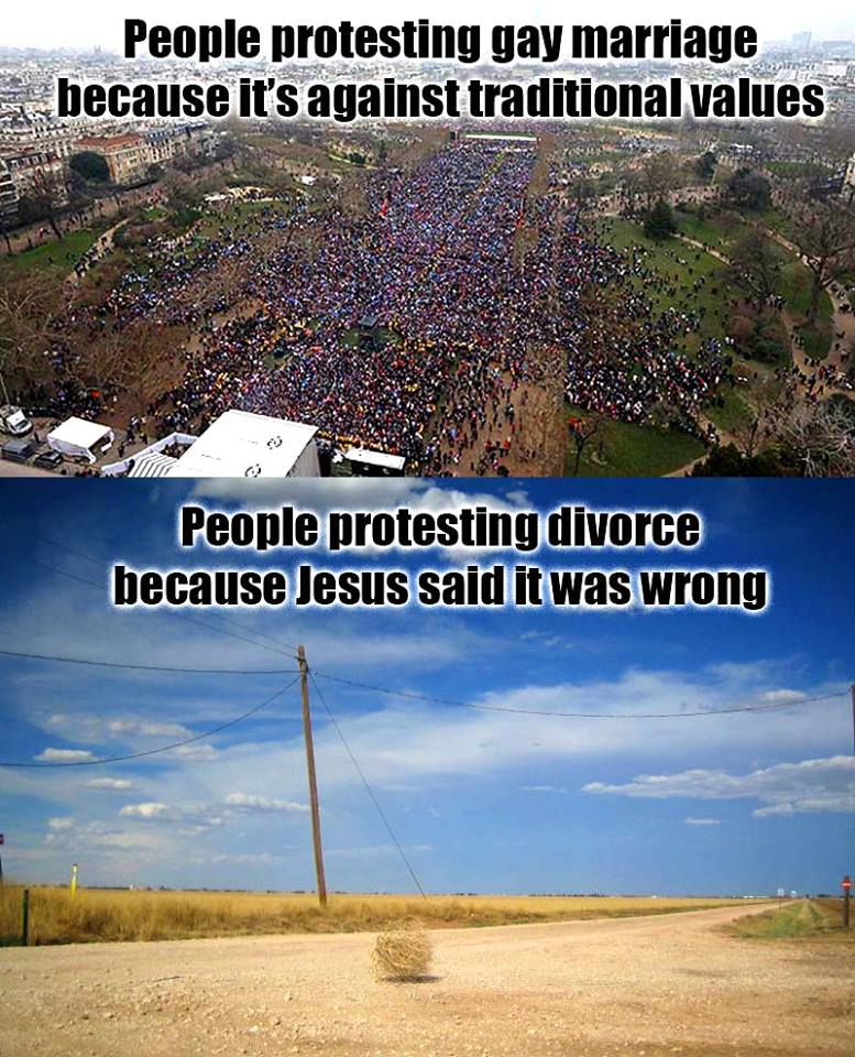 Gay Marriage Divorce Protests