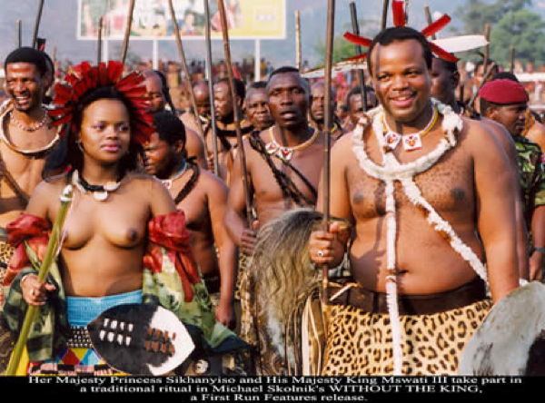 Dictator Fashions Mswati Topless
