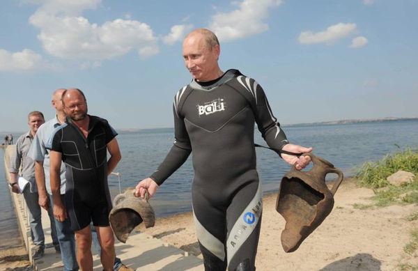 Dictator Fashions Putin Wet Suit