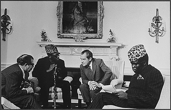 Dictator Fashions Mobutu Nixon