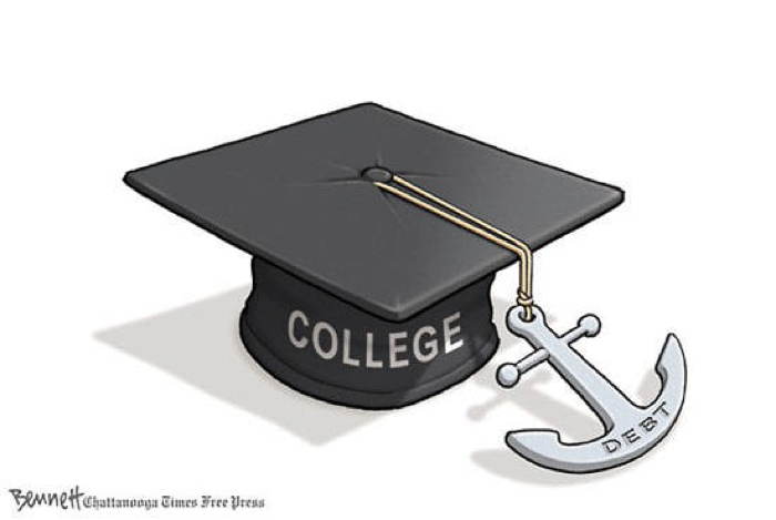 2013 Political Cartoons College Debt