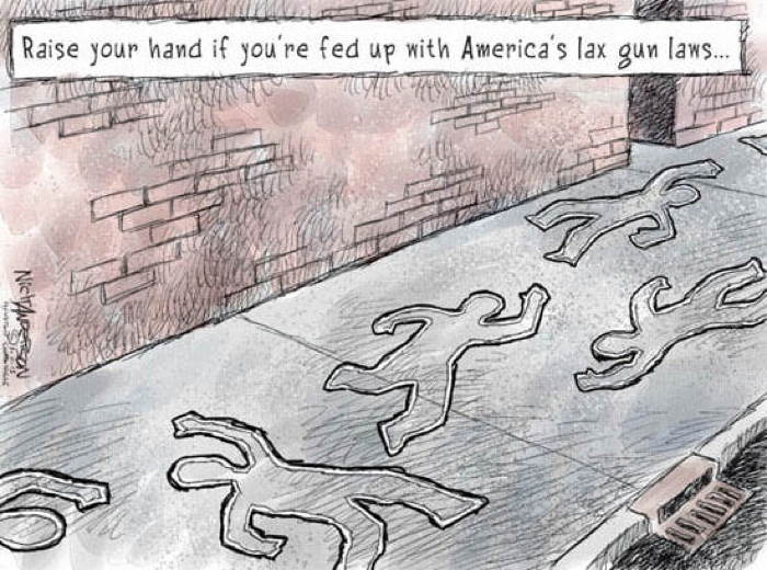 2013 Political Cartoons Gun Laws