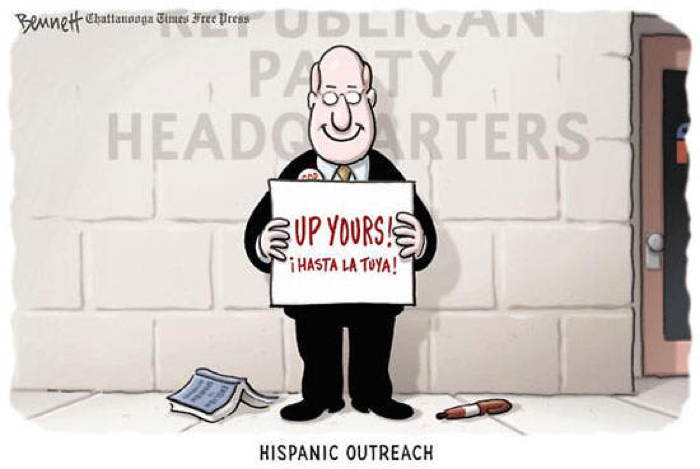 2013 Political Cartoons Hispanic Outreach