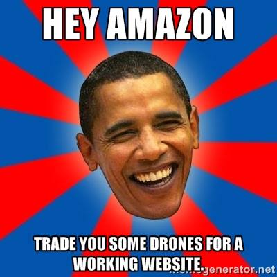 Amazon Drone Obama