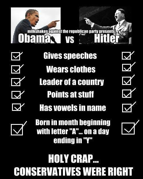 Obama Versus Hitler