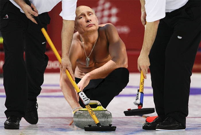 Putin Curling