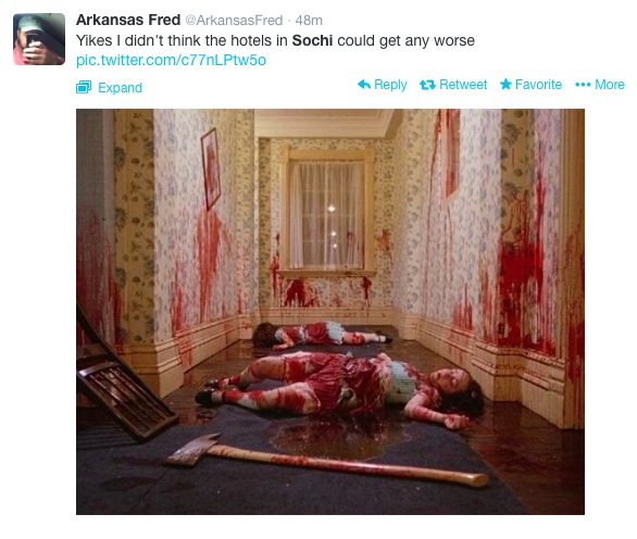 Sochi Tweets Blood