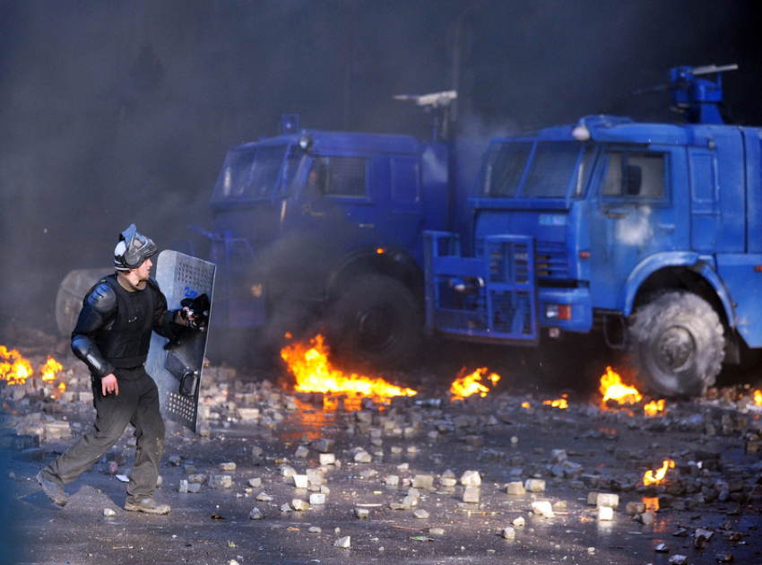 Ukraine Uprising Clash