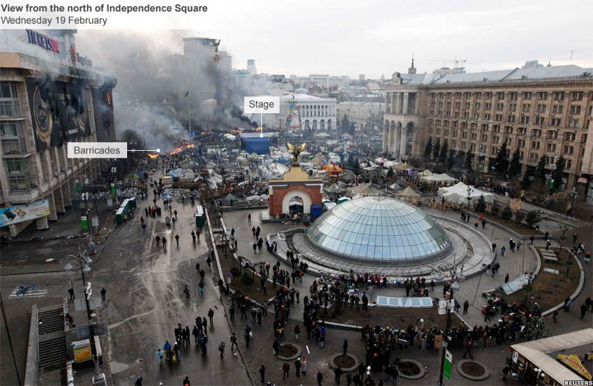Ukraine Uprising Independence Square