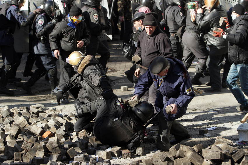 Ukraine Uprising Tumbling Man