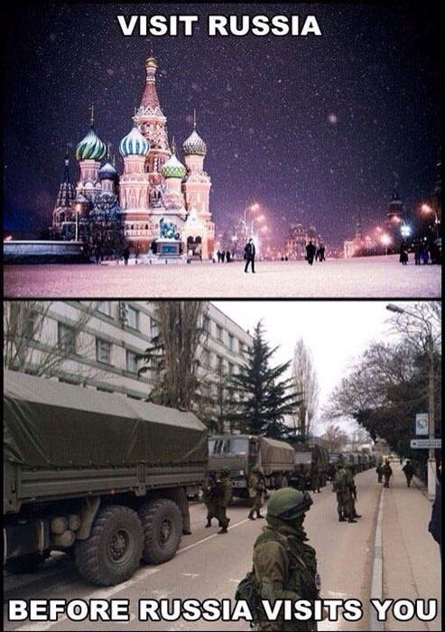 Crimea Memes Visit Russia