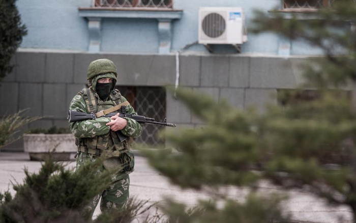 Crimea Occupation Lone Soldier