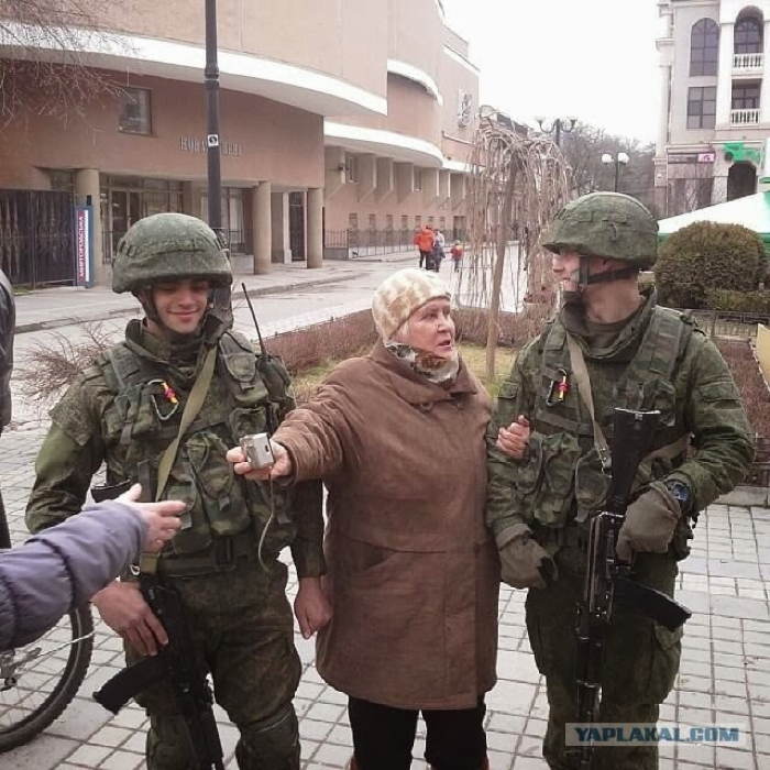 Crimea Occupation Old Woman