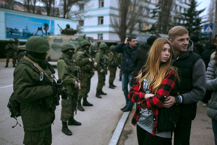Crimea Occupation Young Couple