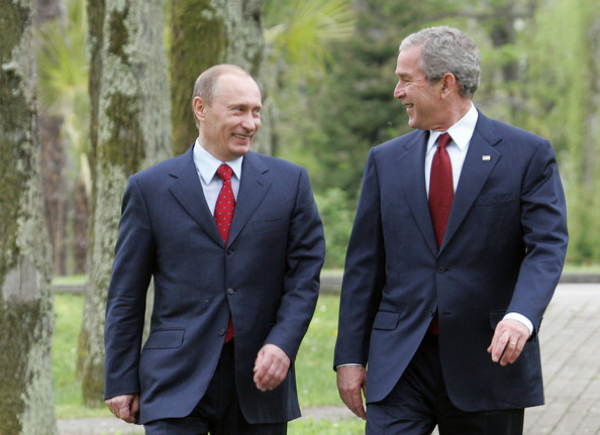Putin Bush Suits