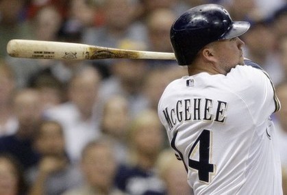 Casey McGehee Home Run Swing Baseball