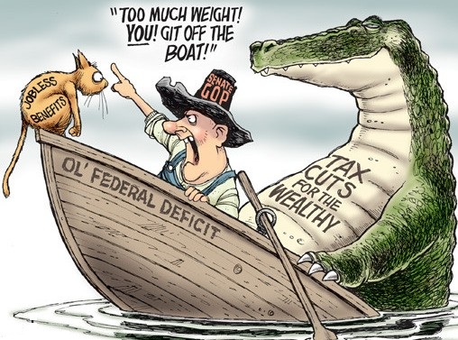 Republican Approach To Unemployment Benefits Comic