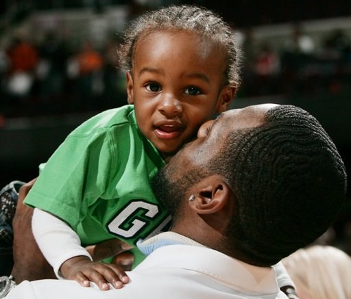 Lebron James with his boy