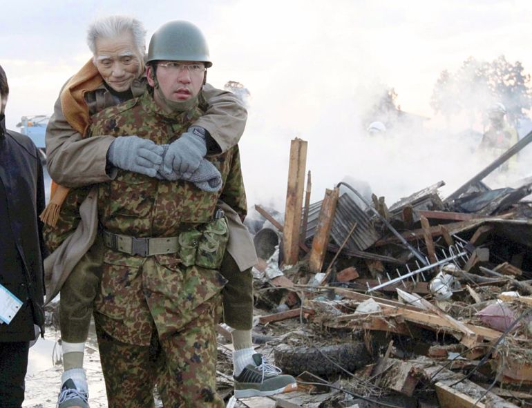 Hero In Japan After The Earthquake