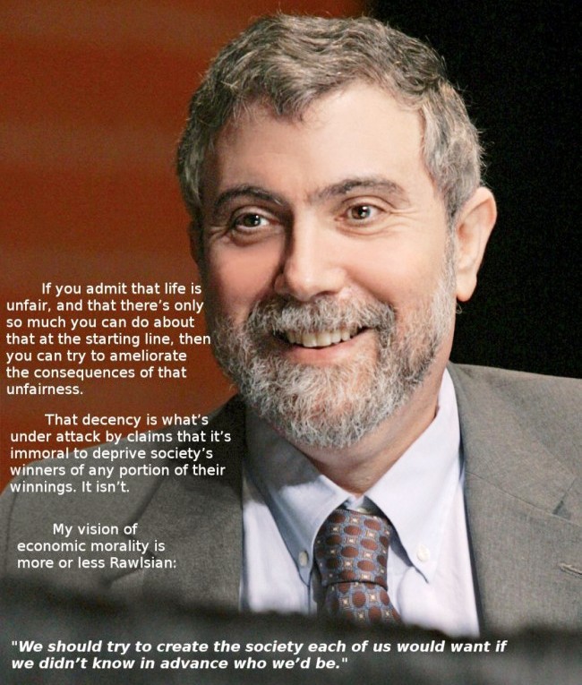 Paul Krugman On Economic Justice