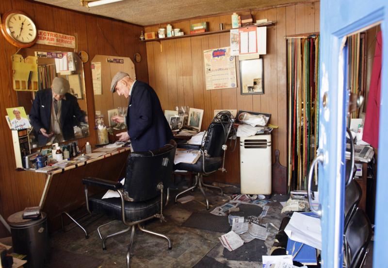 An 89 Year Old Barber Discovers His Shop Looted