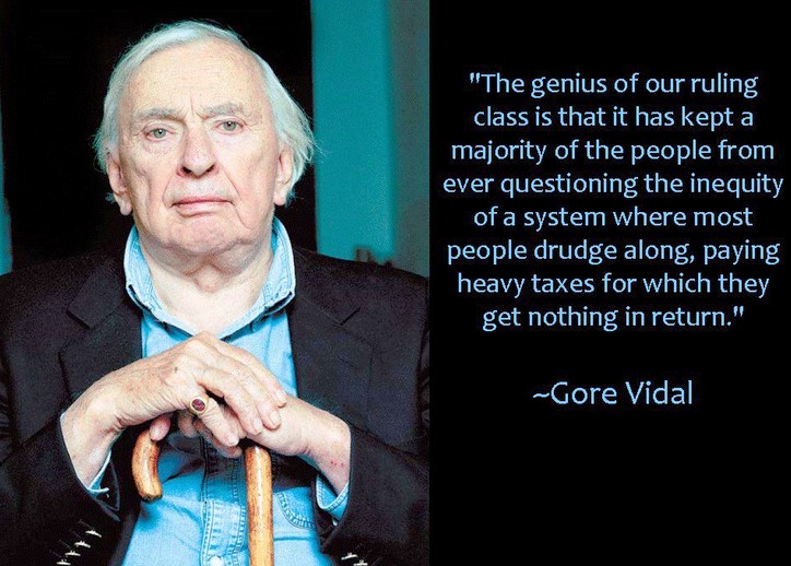 Gore Vidal On Government & Class In America Quote