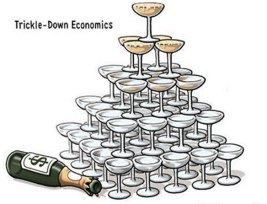 Trickle Down Economics In Practice Comic