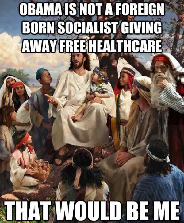 Jesus Obama Socialist