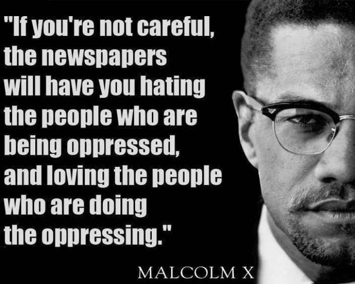 Malcolm X Newspapers Quote