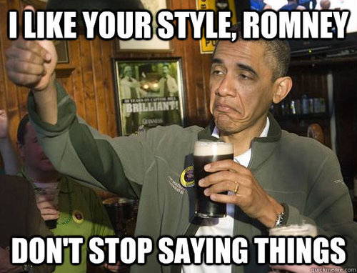 Obama On Romney's Style
