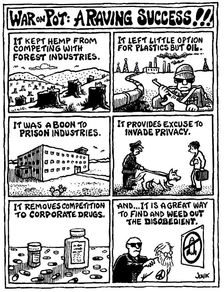 War On Pot Comic