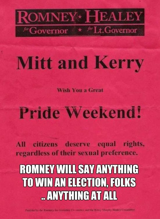 Post image for Mitt Romney Invites You To A Gay Weekend