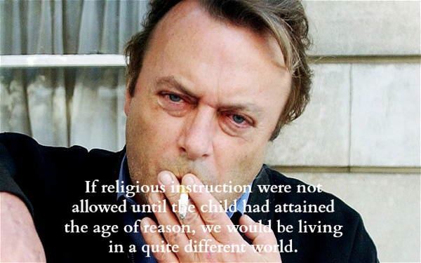 Christopher Hitchens Quote On Religious Instruction