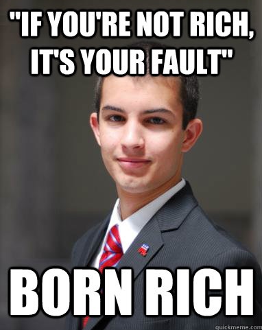 College Conservative Born Rich