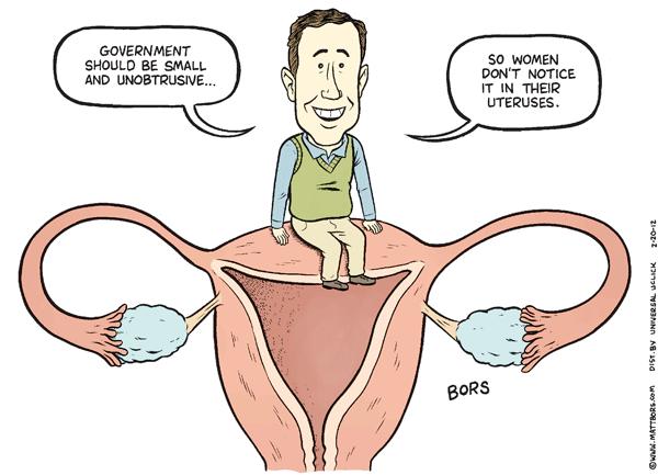 Matt Bors Cartoons Uterus