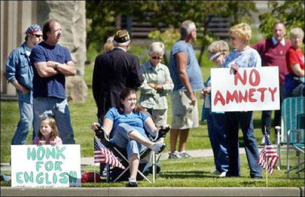 Hilarious Protest Sign Amnesty