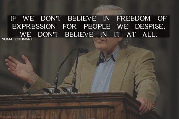 Noam Chomsky Quotes Freedom
