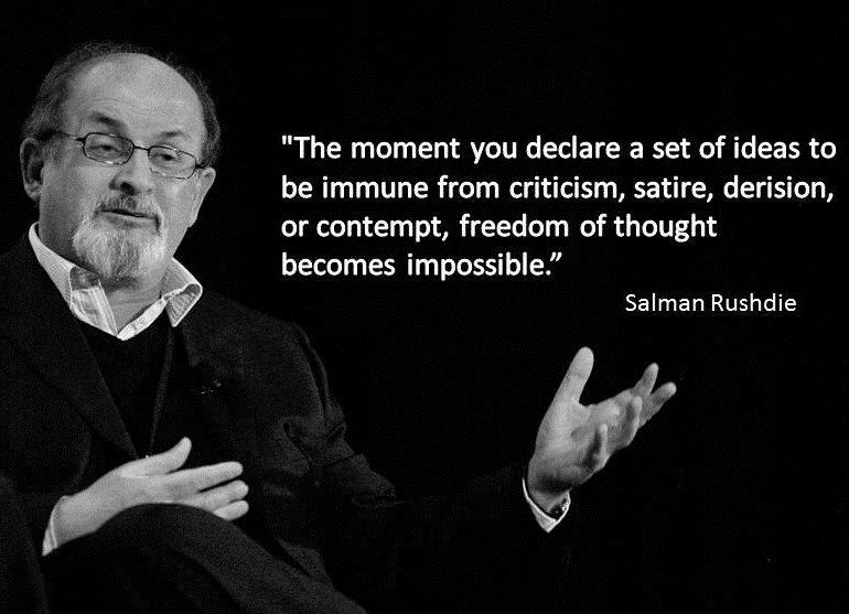 Salman Rushdie Freedom Of Thought