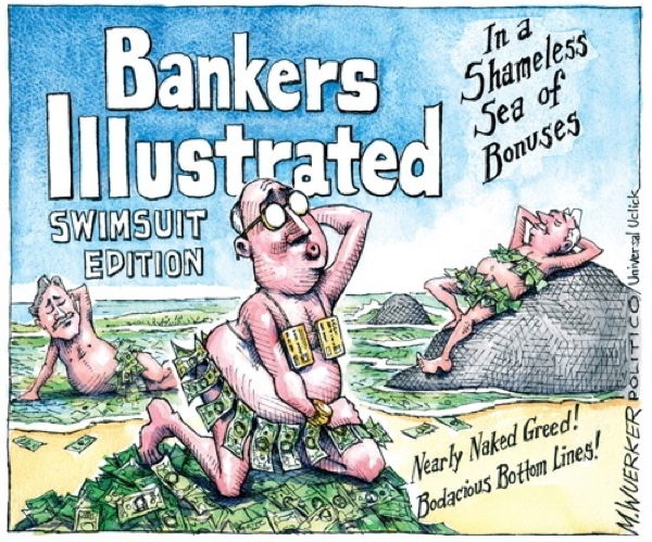 Matt Wuerker Bankers