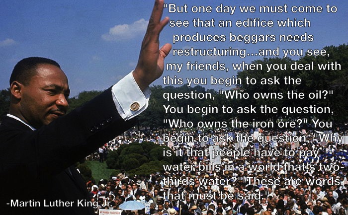 Martin Luther King On The System