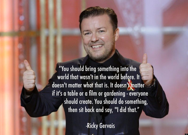 Host Ricky Gervais