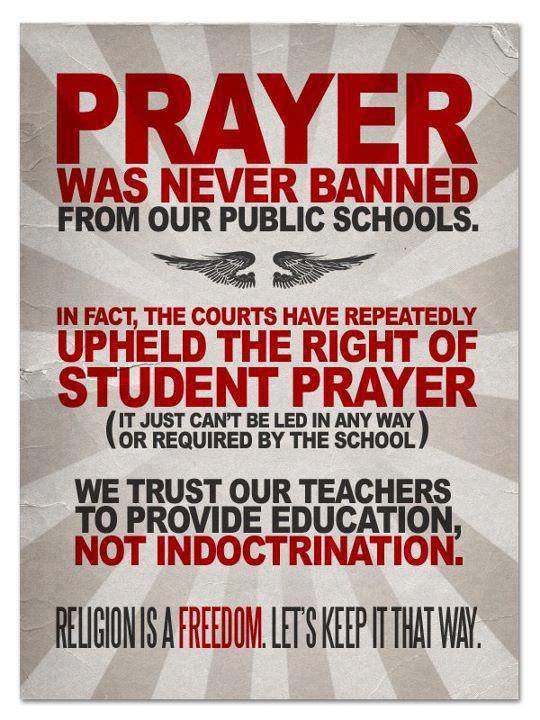 Prayer Never Banned