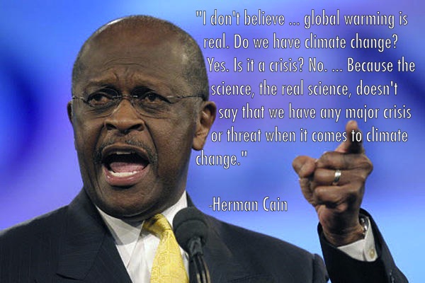 GOP Science Quotes Cain
