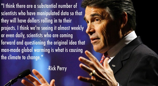 GOP Science Quotes Rick Perry