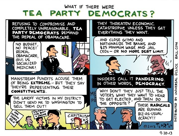 Shutdown Tea Party Dems