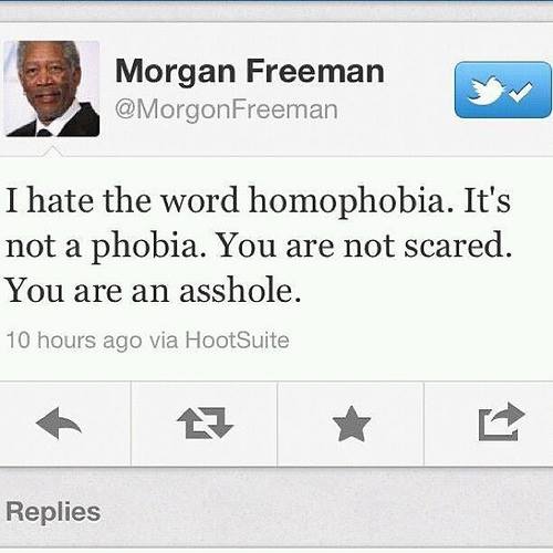 Morgan Freeman Homophobia