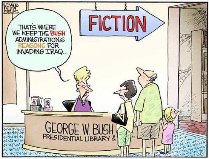 2013 Political Cartoons Bush Library