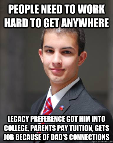 College Conservative Legacy Preference